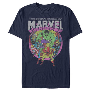 Men's Marvel Neon Group T-Shirt