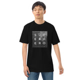 Superhero Fight Club - Skyscraper Premium Heavyweight Men's Tee