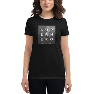 Superhero Fight Club - Skyscraper Short Sleeve Women's T-shirt